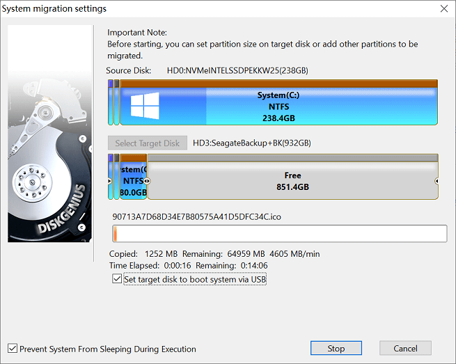 Copy Windows 10 to USB