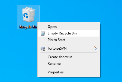 Recover Deleted Files from Recycle Bin after Empty
