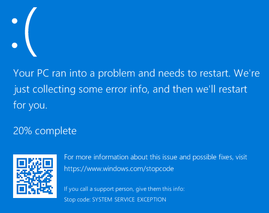 System Service Exception