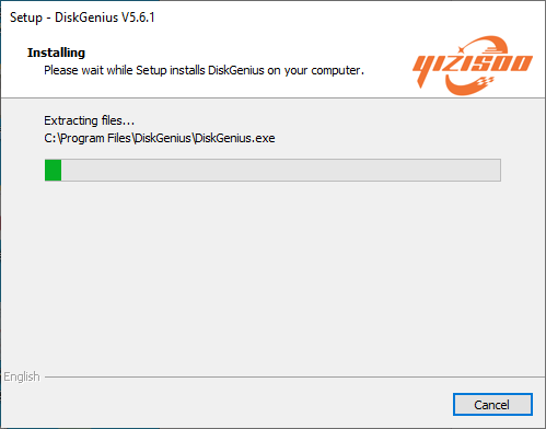 install DiskGenius