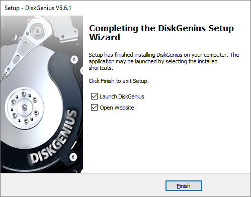 install DiskGenius