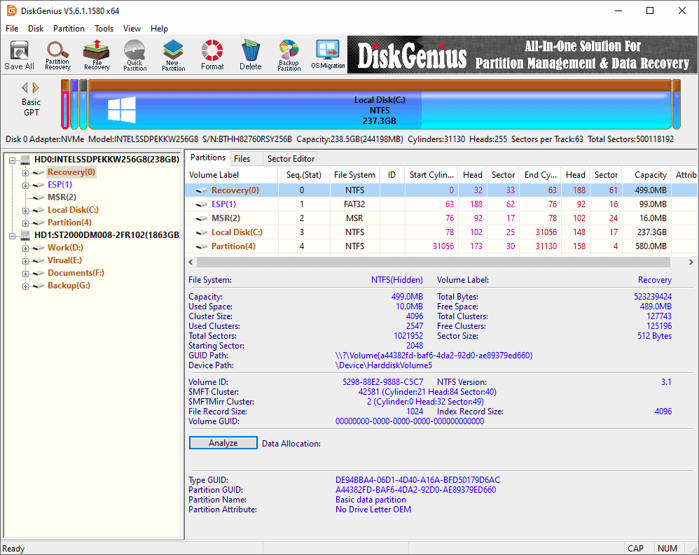 install DiskGenius