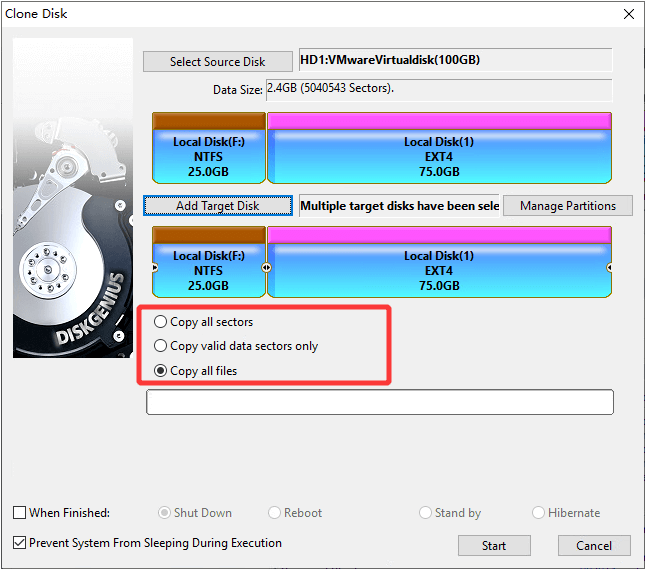 clone hard drive to multiple disks