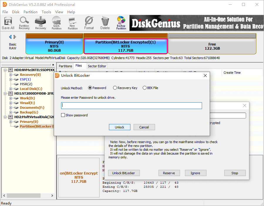 bitlocker data recovery