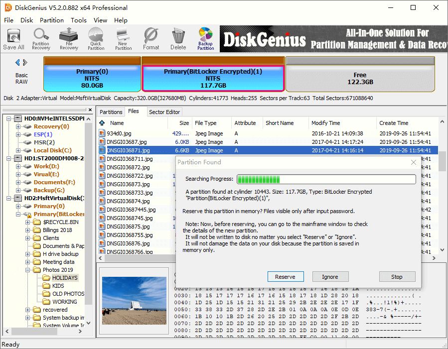 bitlocker data recovery