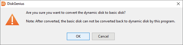 Convert to Dynamic Disk