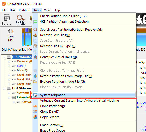 migrate OS to SSD