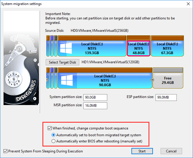 migrate OS to SSD