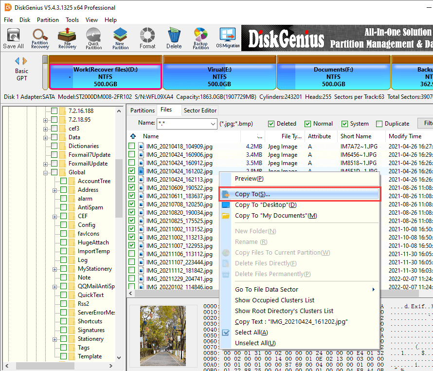 deleted files not in Recycle Bin