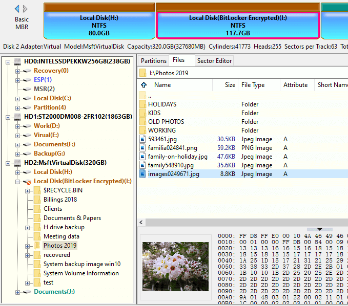 bitlocker data recovery